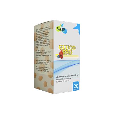 Gluco End Suplemento alimenticio para la diabetes