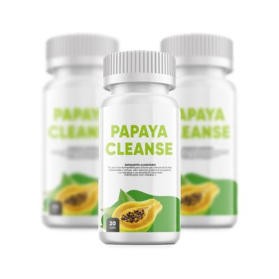 Papaya Cleanse Cápsulas de helmintos